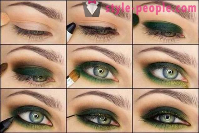 Piękny wiosenny makijaż dla brązowych i zielonych oczu: krok po kroku tutorial dla początkujących ze zdjęciami