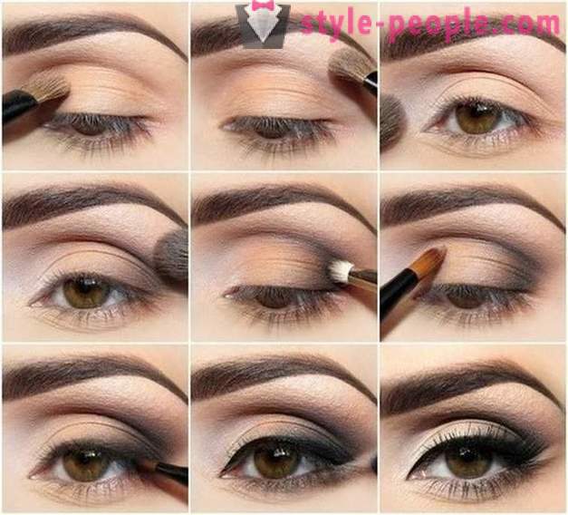 Piękny wiosenny makijaż dla brązowych i zielonych oczu: krok po kroku tutorial dla początkujących ze zdjęciami