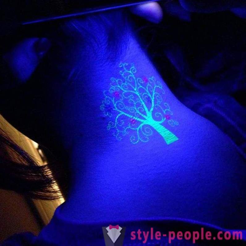 Tatuaże, które są widoczne tylko w świetle UV