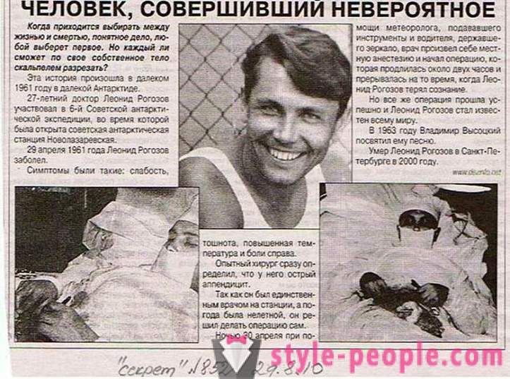 Rosyjski chirurg, który pracuje na siebie