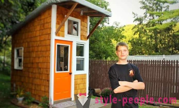 13-letni chłopiec zbudował sobie dom