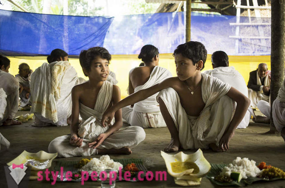 Życie Mały Monk bhakti