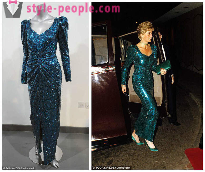 Znani sukienki księżna Diana