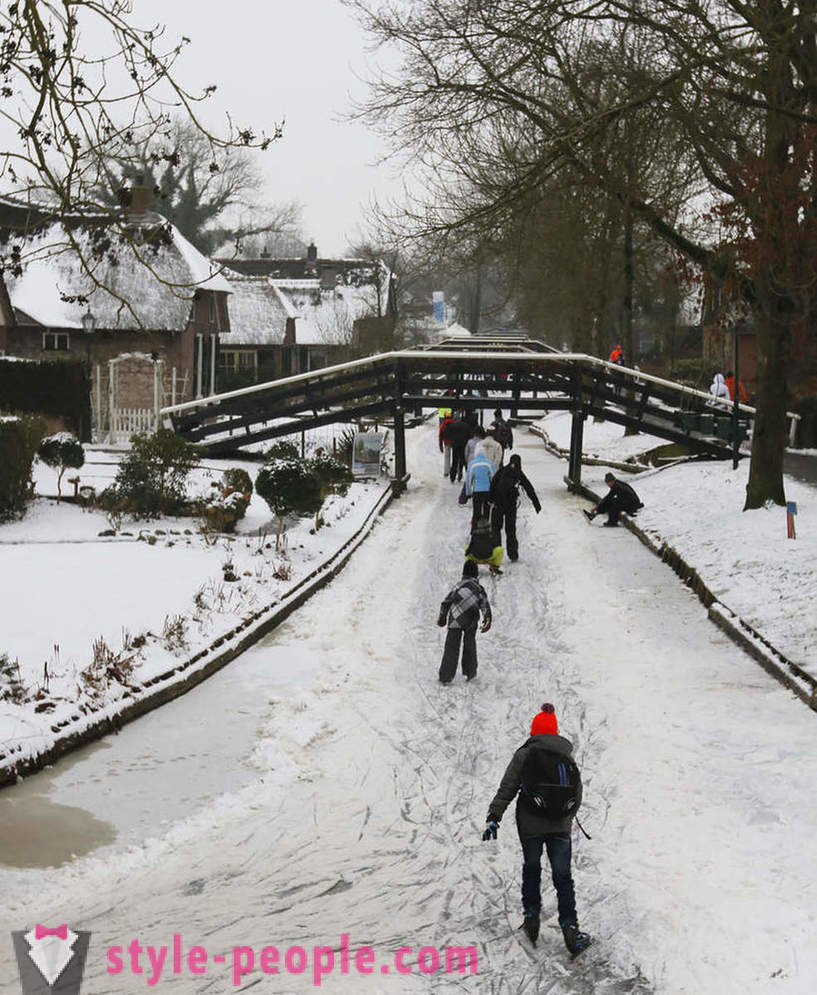 Wioska bez dróg w Holandii