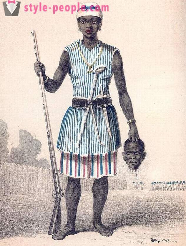 Terminatorshi Dahomej - najbardziej brutalnych wojowników w historii żeńskiej