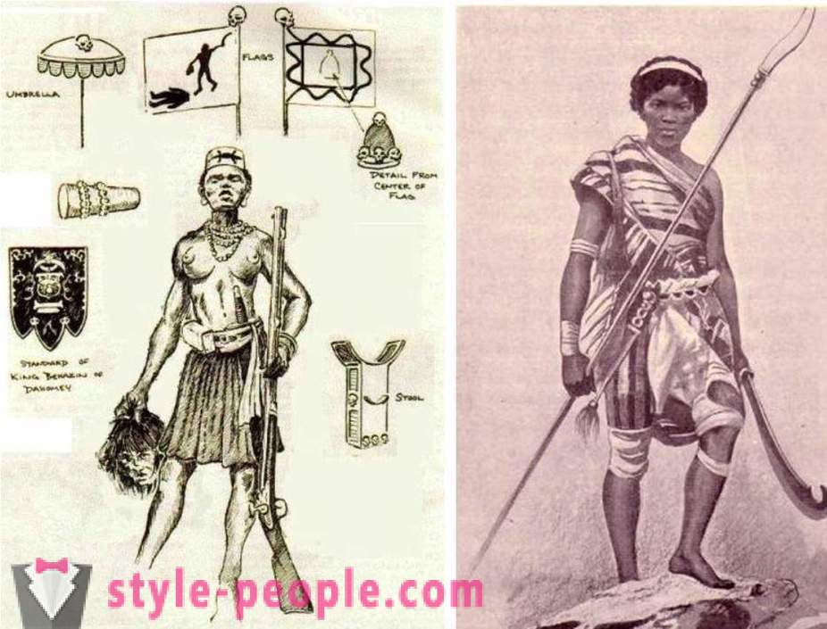 Terminatorshi Dahomej - najbardziej brutalnych wojowników w historii żeńskiej