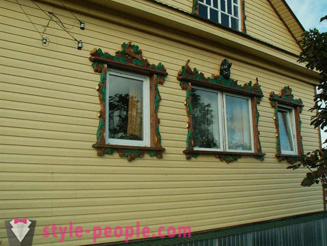 Co mówić okno ramki rosyjskich domów