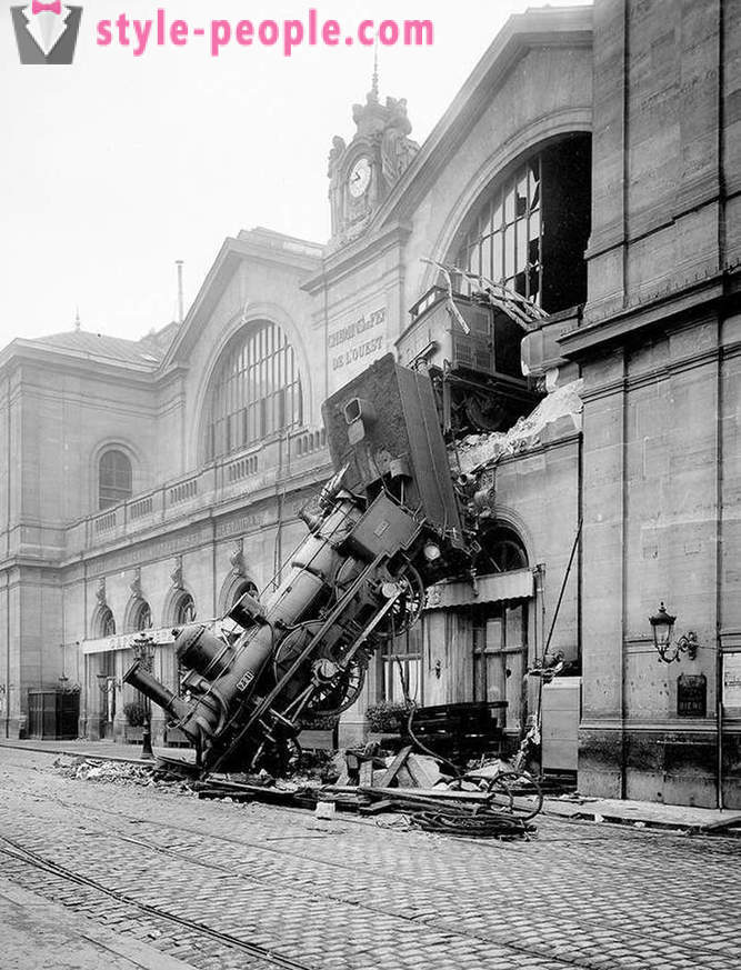 Train Wreck w Montparnasse Station w 1895 roku