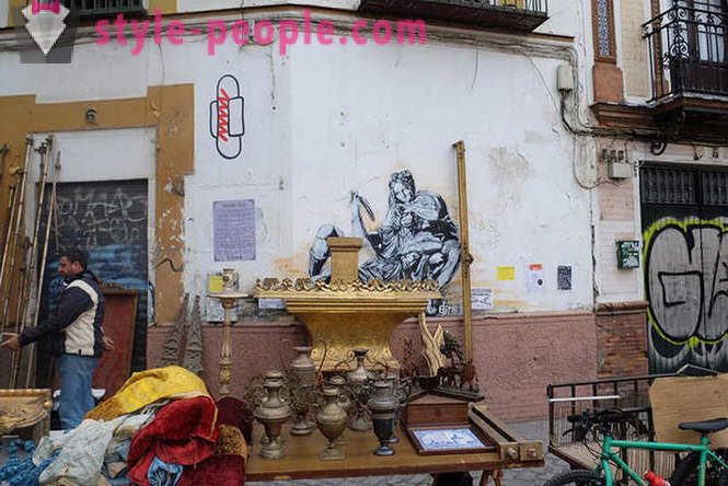 Progudka na pchlim targu w Hiszpanii