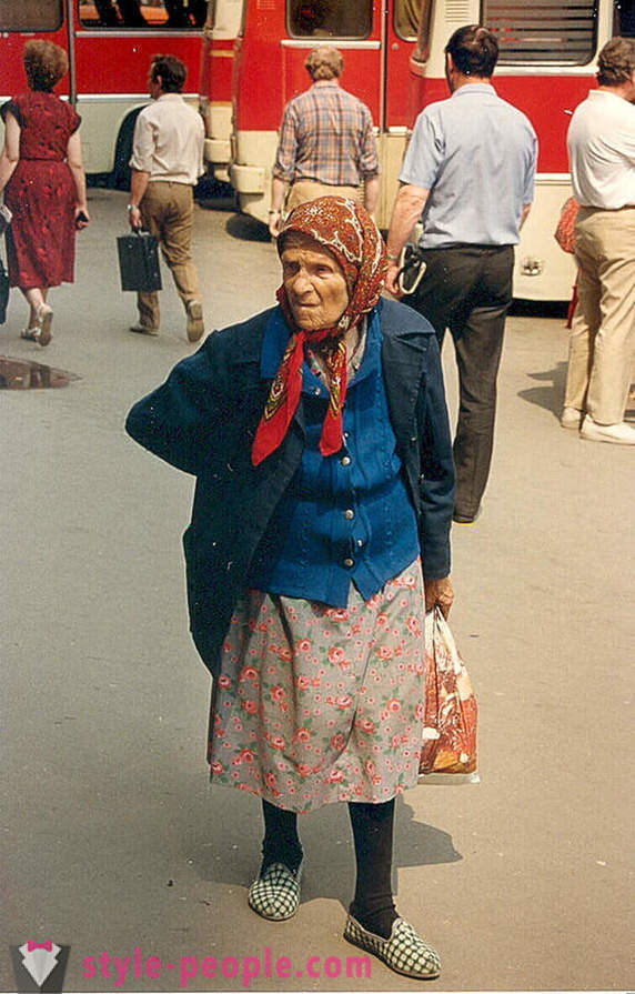 Spacer w Moskwie w 1989 roku