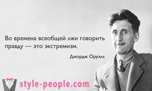25 proroczych cytaty George Orwell