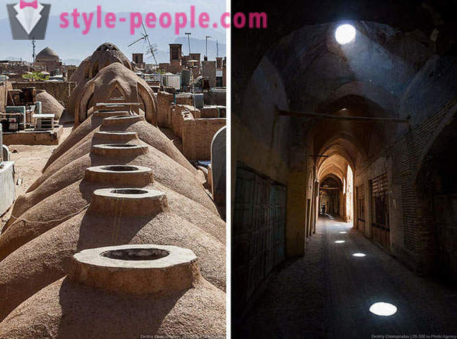 Chodzić na glinianej miasta w Iranie