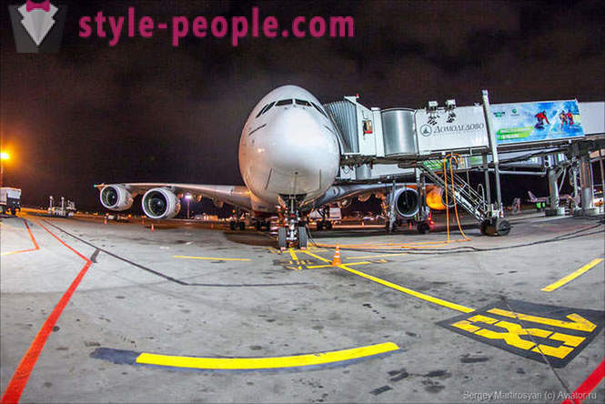 Jak służyć największego samolotu pasażerskiego w Domodiedowo