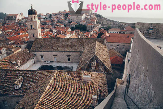 Starożytne miasto w Chorwacji z lotu ptaka