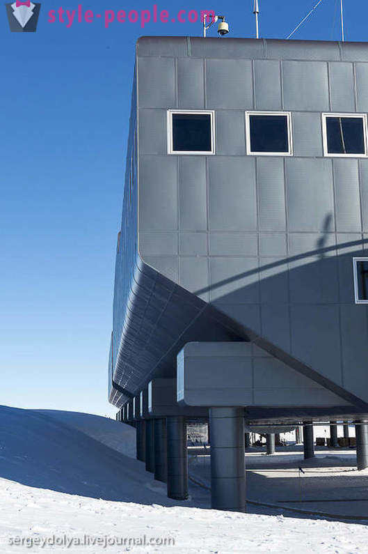 Stacja Antarctic na biegunie południowym