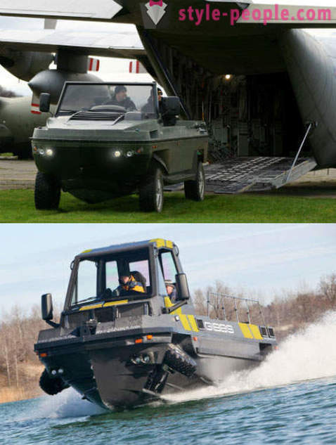 Amfibia ciężarówek i SUV