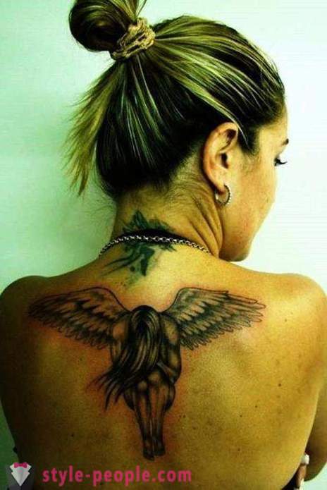 Wartość anioł tatuaż