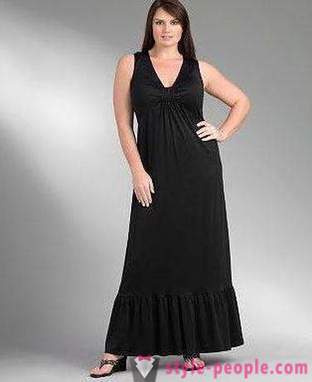 Modele letnie sukienki i Suknie dla otyłych kobiet powyżej 40 (zdjęcie). Modele i wzory długie letnie sukienki