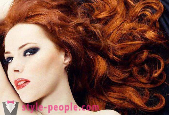 Ombre na rudych włosach: Opcje aplikacji i technologii