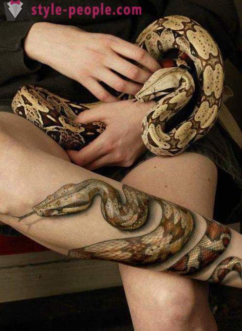 Znaczenie tatuażu „węża”: starożytne legendy i nowoczesne koncepcje