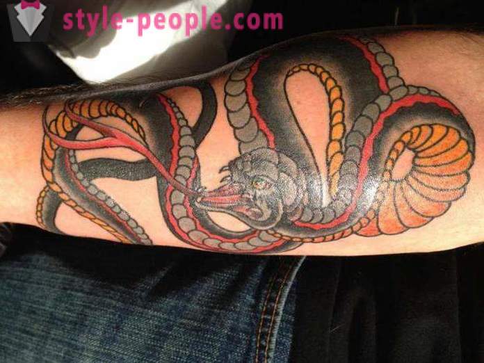Znaczenie tatuażu „węża”: starożytne legendy i nowoczesne koncepcje