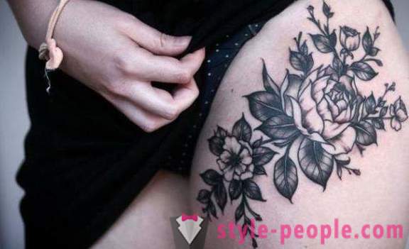 Tatuaż na biodrze - że lepiej jest, aby wypełnić? Ciekawostki o sztuce i zawiłości umiejętności tatuażu