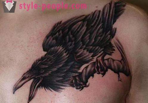 Tatuaż „Wrony”: opis i wartość znaku